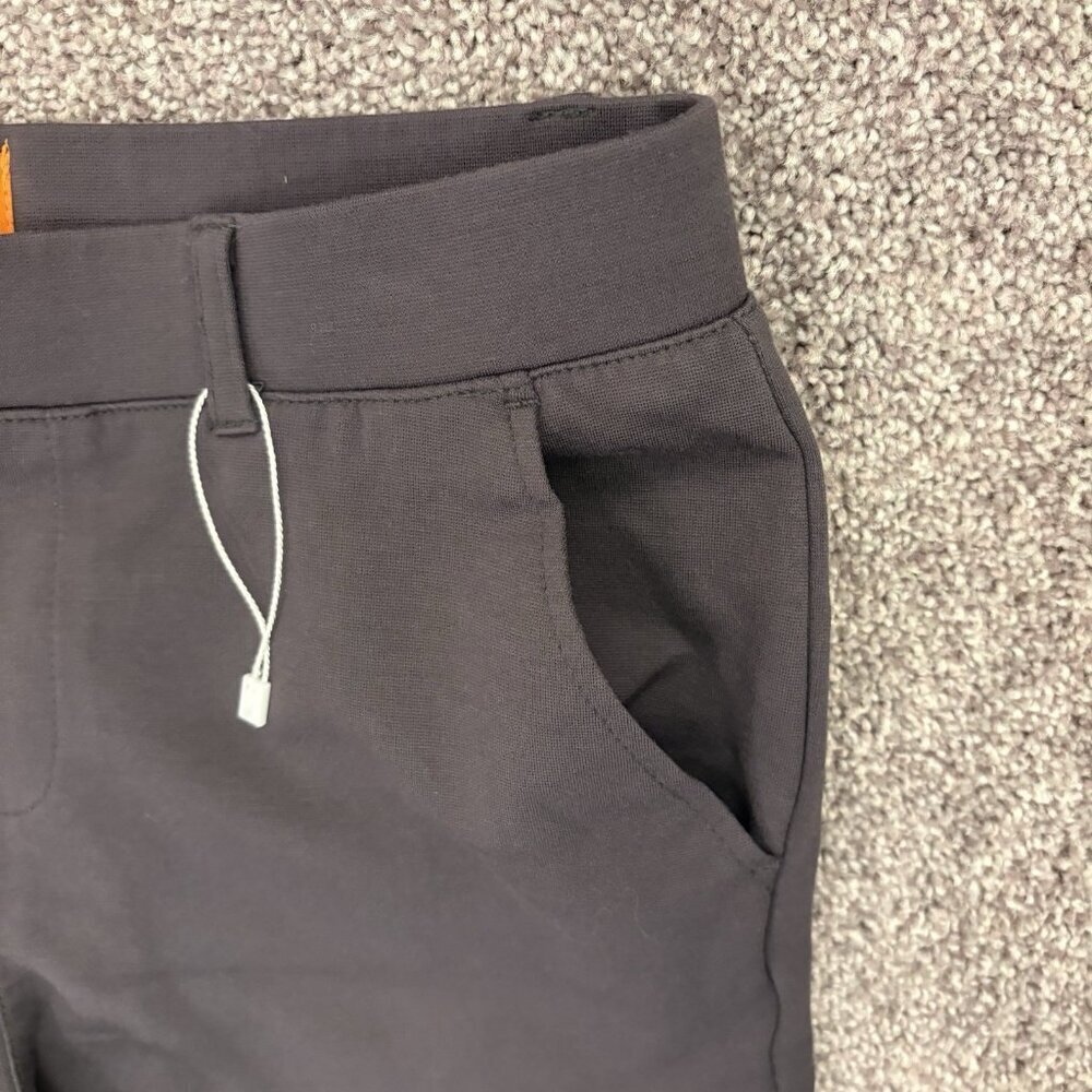 Marycrafts Women's Pull On Chino Pants Size 4 Gray Cropped Mid Rise Stretch NWOT - Picture 5 of 14